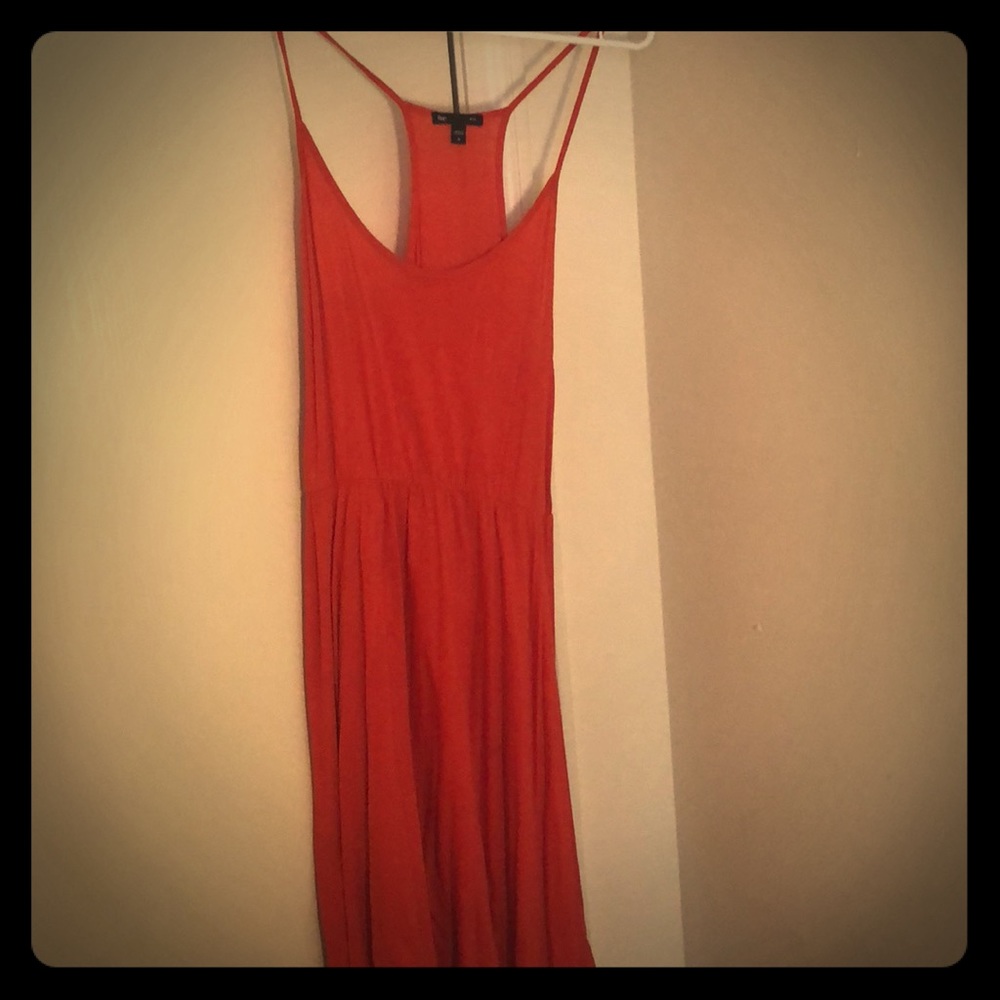 Orange sundress